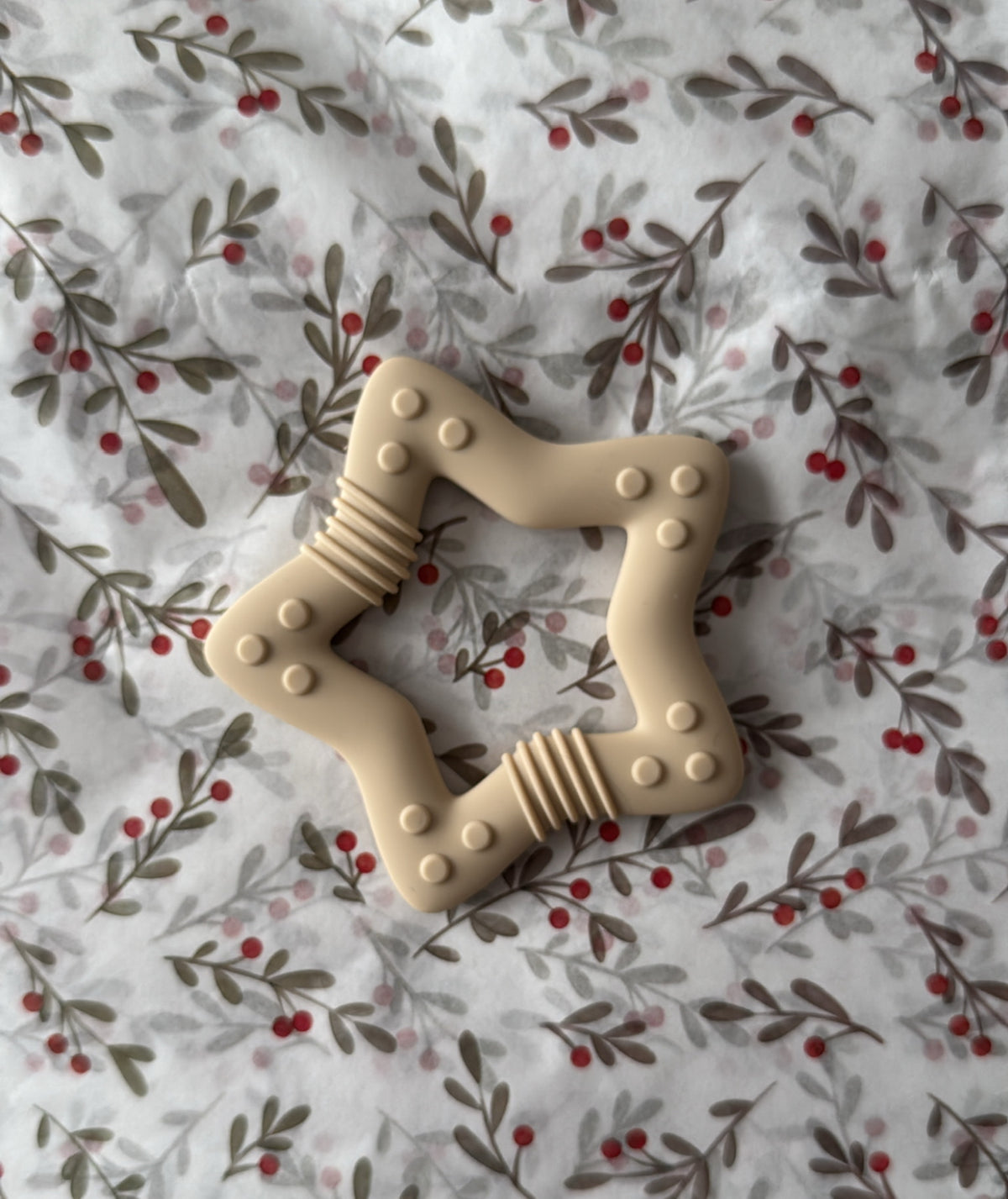 Mordedor Star Beige – Colección Navidad