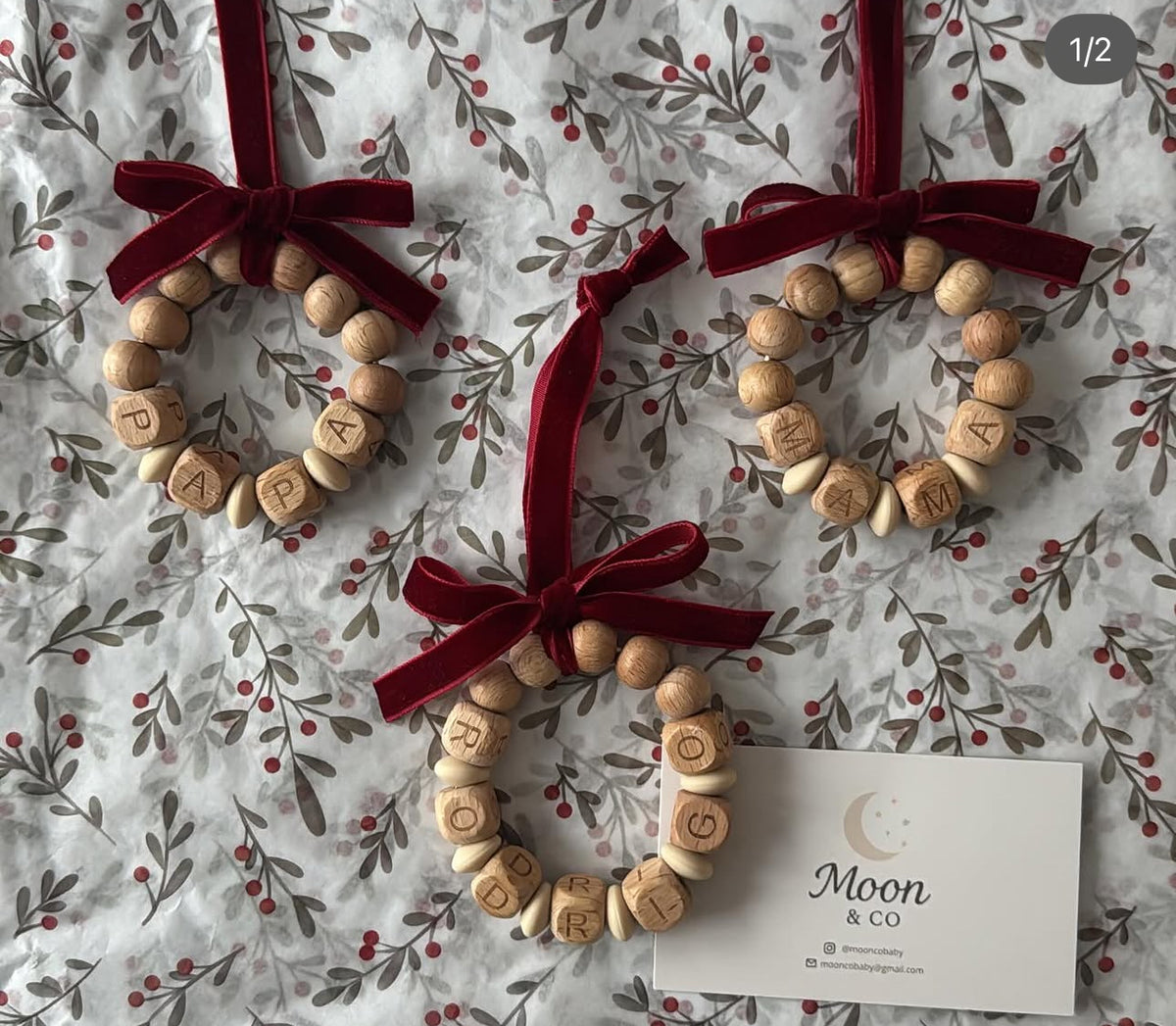 Adorno navideño personalizado Bolas