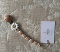 Chupetero Floral personalizado