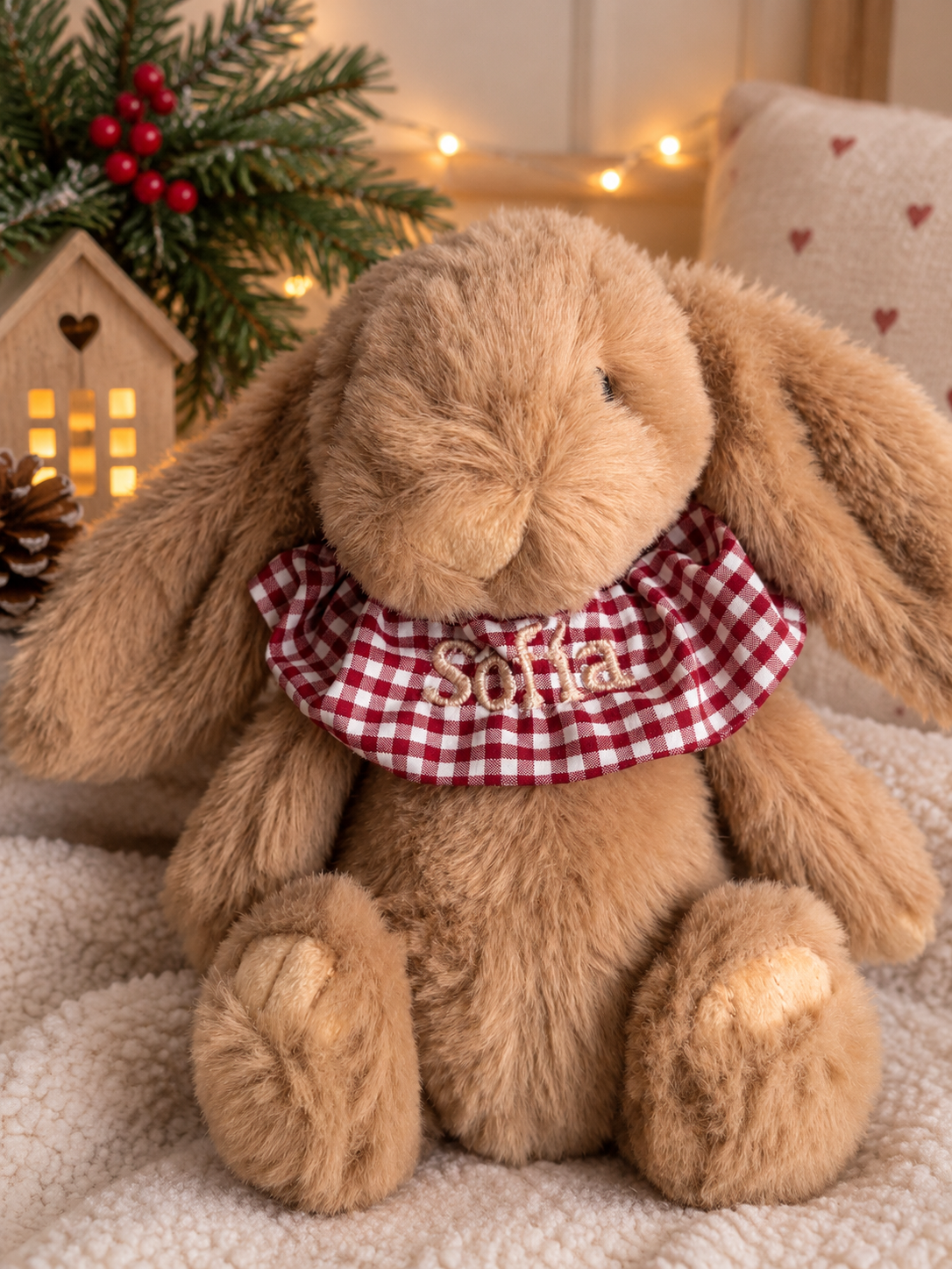 Cuello navideño personalizado para tu Bunny
