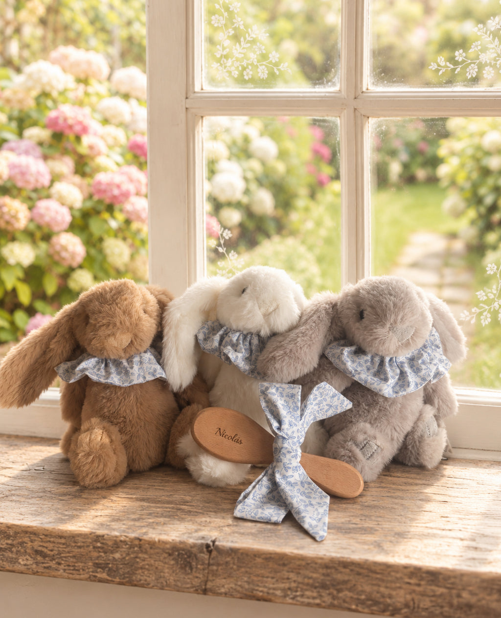 Bunny + cepillo colección Petit Garden