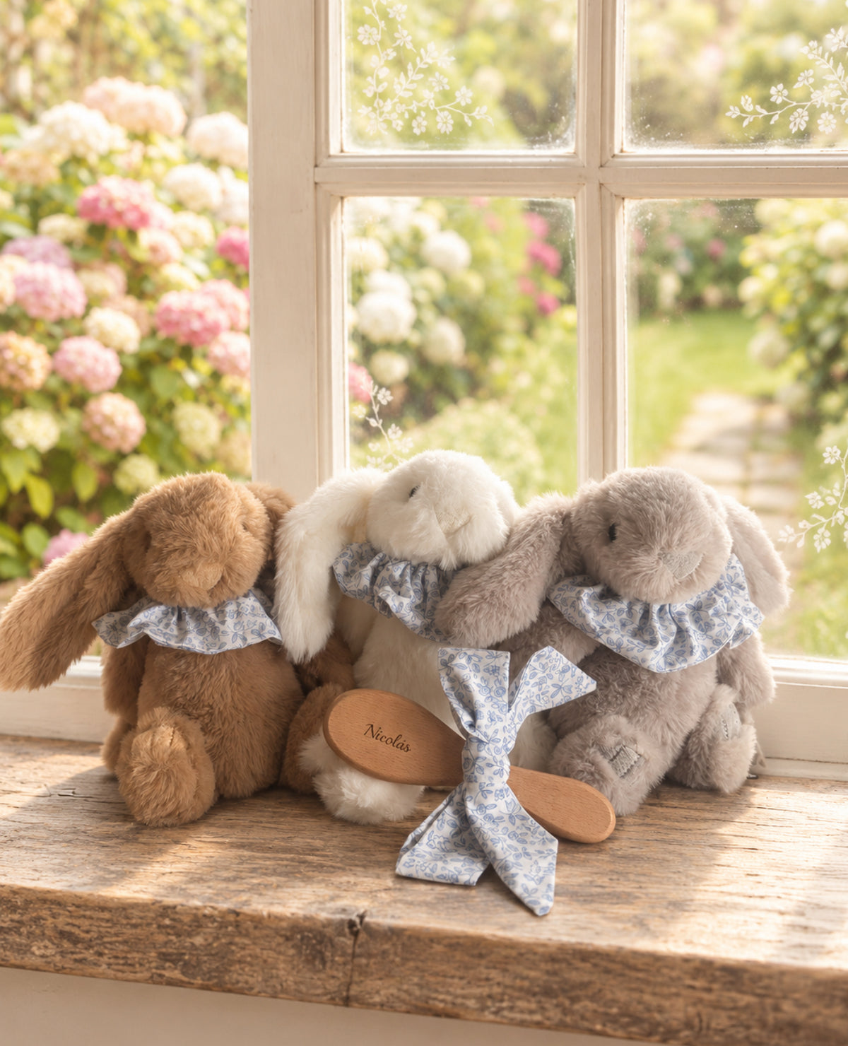 Bunny + cepillo colección Petit Garden