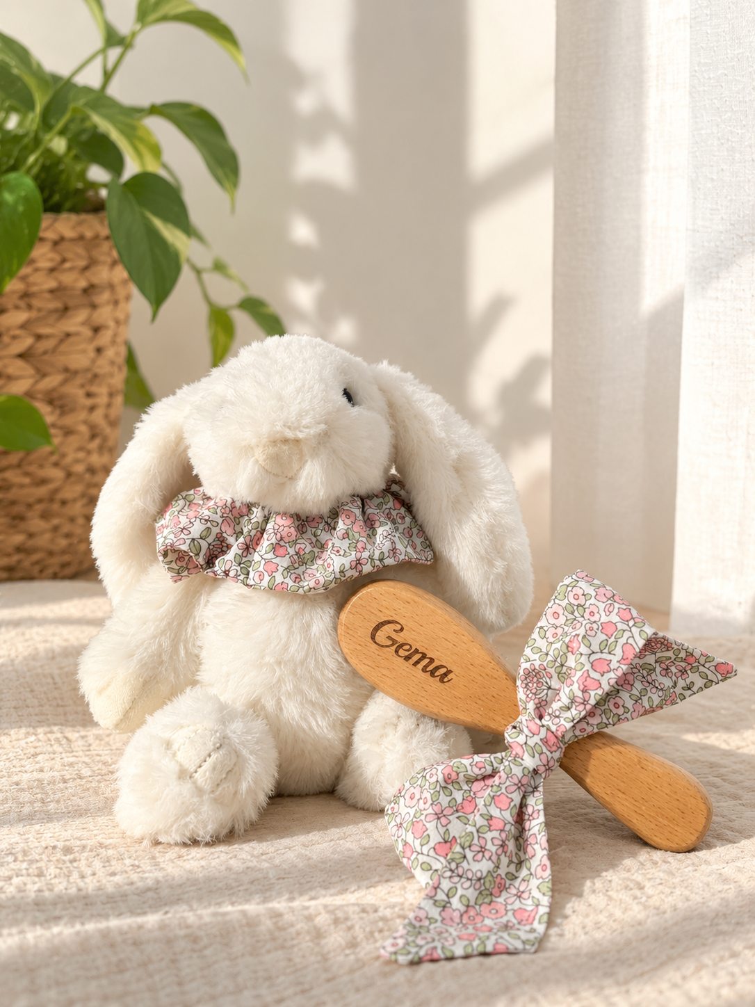 Bunny + cepillo colección Petit Garden