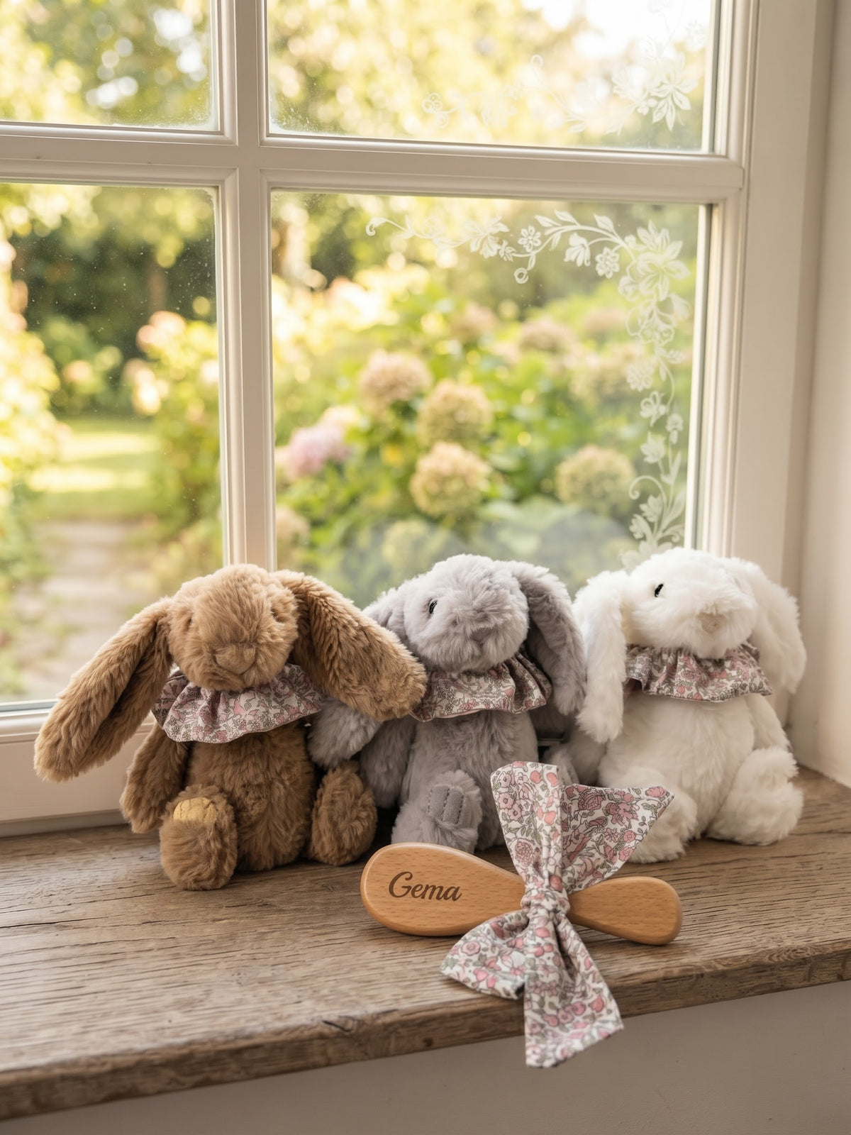 Bunny + cepillo colección Petit Garden